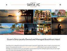 Tablet Screenshot of hotelsantafeguam.com